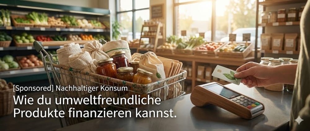 [Sponsored] Nachhaltiger Konsum: Wie du umweltfreundliche Produkte finanzieren kannst
